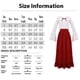 thumbnail image 2 of Womens Halloween Costumes Gothic Skirts for Women Women's Fashion Casual Solid Color Long Sleeve Tops Halloween Skirts Suit, 2 of 5