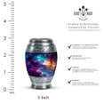 thumbnail image 2 of Glowing Galalxy Small Urn For Ashes - Adult Urns For Human Ashes Women - Decorative Urns For Human Ashes - Portable Urns For Human Ashes - Urns For Ashes Adult Male Small (Size -3inch,4pcs), 2 of 5