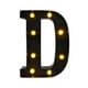 thumbnail image 2 of Lámpara de letras de marquesina con luz LED, luz blanca cálida y negra, letrero con alfabeto iluminado para bar, cumpleaños, cafetería, hogar al aire 626 x 858 x 157 pulgadas, 2 of 8