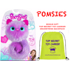 Pomsies Boots Plush Interactive Toy, Purple w/ BONUS TOY BAG