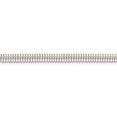 thumbnail image 2 of White Sterling Silver necklace Snake chain Round 20 in 5 mm, 2 of 5