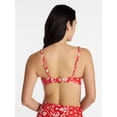 thumbnail image 3 of Time and Tru Women's and Women's Plus Knot Front Bralette Bikini Top, Sizes XS-3X, 3 of 5
