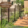 thumbnail image 4 of golytefs 3FT W X 4FT H Metal Outdoor Privacy Screen Privacy Screen Fence for Garden Patio, 4 of 9