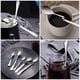 thumbnail image 5 of Cucharas de café de acero inoxidable, cuchara agitadora curva, cuchara mezcladora de café, 4 Uds., 5 of 6