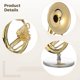 thumbnail image 3 of Mini modelo de sousaphone, sousaphone en miniatura con soporte y estuche, figura de sousaphone pequeña de cobre chapado en oro, regalo ideal instrumento musical adorno de escritorio para el hogar, ofi, 3 of 5