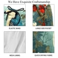 thumbnail image 4 of luoweisi Men's Beach Shorts Quick Dry Swim Trunks with Mesh Lining Woodpecker 2XL, 4 of 5