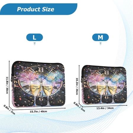 YAZAOO Laptop Sleeves Simplicity Creative Pattern Slim and Light YAZAOO Laptop Bag Style No.395624661