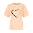 thumbnail image 5 of Goodtrade8 Valentines Shirts Womens Plus Size Cute Valentines Womens Clothes Graphic Gifts Pullover Short Sleeve Womens Tops, 5 of 7