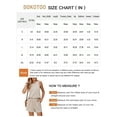 thumbnail image 6 of DOKOTOO 2 Piece Outfits for Women Lounge Sets Casual Crewneck Sleeveless Tops and High Waisted Shorts Summer Matching Set, 6 of 8