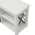 thumbnail image 5 of Evelyn&Zoe Sawyer Rectangular TV Stand with Crystal Fireplace for TV's up to 65", White, 5 of 9