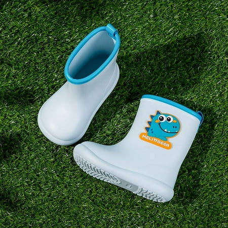 

Kids Rain Boots Toddler Rain Shoes Children Waterproof Boots for Boys and Girls