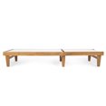 thumbnail image 1 of Fraland Outdoor Mesh and Acacia Wood Chaise Lounge, 1 of 8