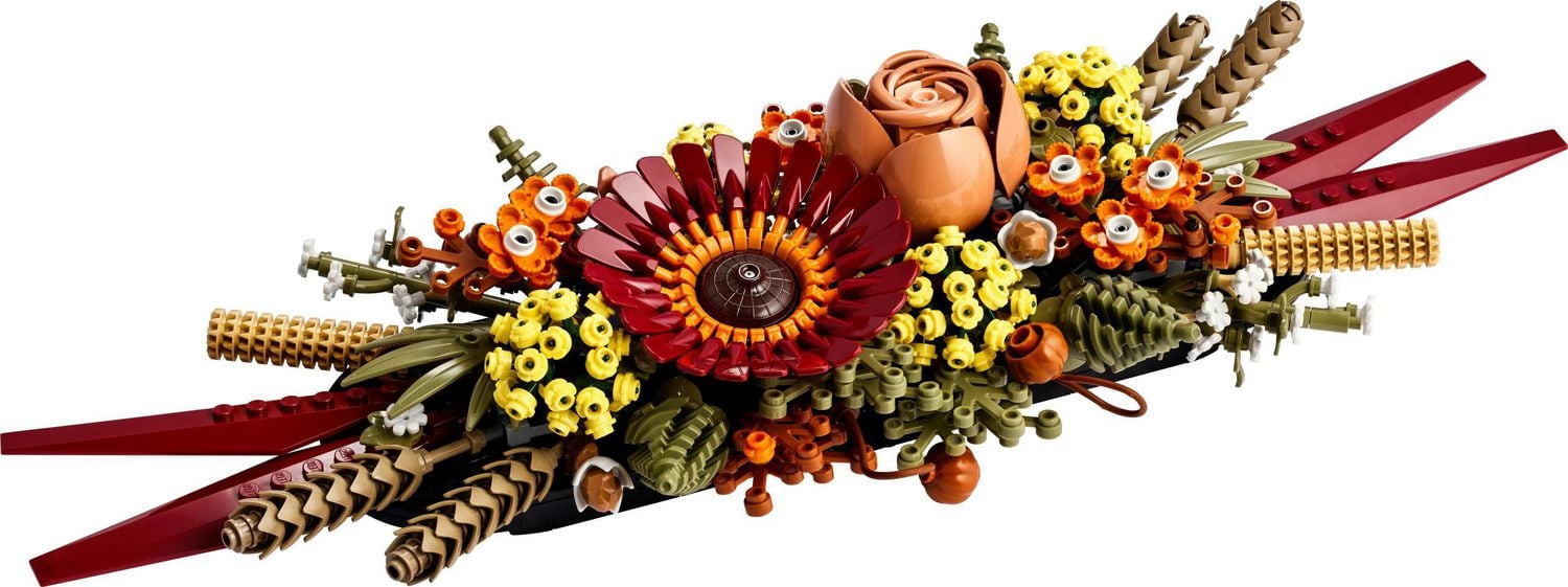 LEGO Icons Dried Flower Centerpiece Building Set - Artificial Flowers for Dinner Table Centerpieces, Adults Ages 18+ - Unique Birthday or Anniversary Gift - 10314