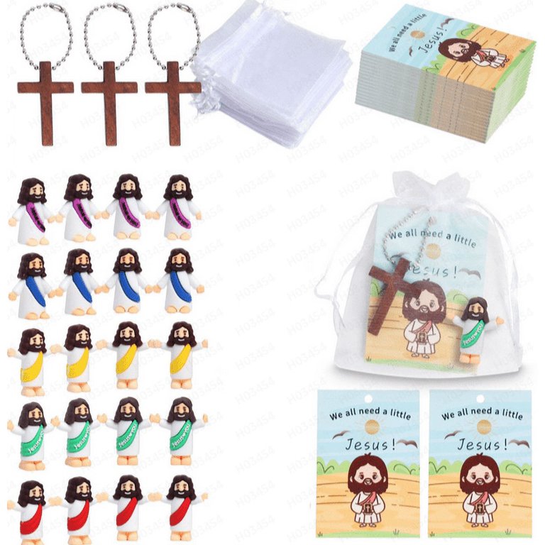 Baby Jesus Figure Mini Mini Jesus Figurines Bulk Pack - Religious Party ...