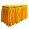 thumbnail image 3 of flameer Buddhist Tablecloth Lotus Flower Design Rectangular Oriental Soft Buddhist Table Light Yellow Flowers, 3 of 8