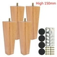 thumbnail image 5 of HOTBEST 4 X Solid Wood Furniture Feets Sofa Cabinets Beds Leg Square Legs for Settee Table Home Furniture Accessories 60/100/150mm, 5 of 6