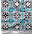 thumbnail image 2 of Soimoi Poly Georgette Fabric Mandala Kaleidoscope Print Fabric by The Yard 52 Inch Wide, 2 of 3