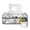 Marble, variant on HELLHERO Sunflower Pattern Sewing Machine Mat with 4 Pockets Non Slip Lightweight Fabric Polyester for Most Sewing Machines