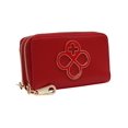 thumbnail image 2 of JAIME IBIZA Cartera Chica Doble JI441 Para Mujer Ligera y Comoda rojo Estándar, 2 of 5