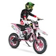 thumbnail image 2 of 49cc Kids Dirt Bike, 2-Stroke Gas Power Motocross Off-Road Tires Shock Absorption Springs Soft Seat Cushion Pocket Motorbike with Front Rear Disc Brakes, 2 of 8