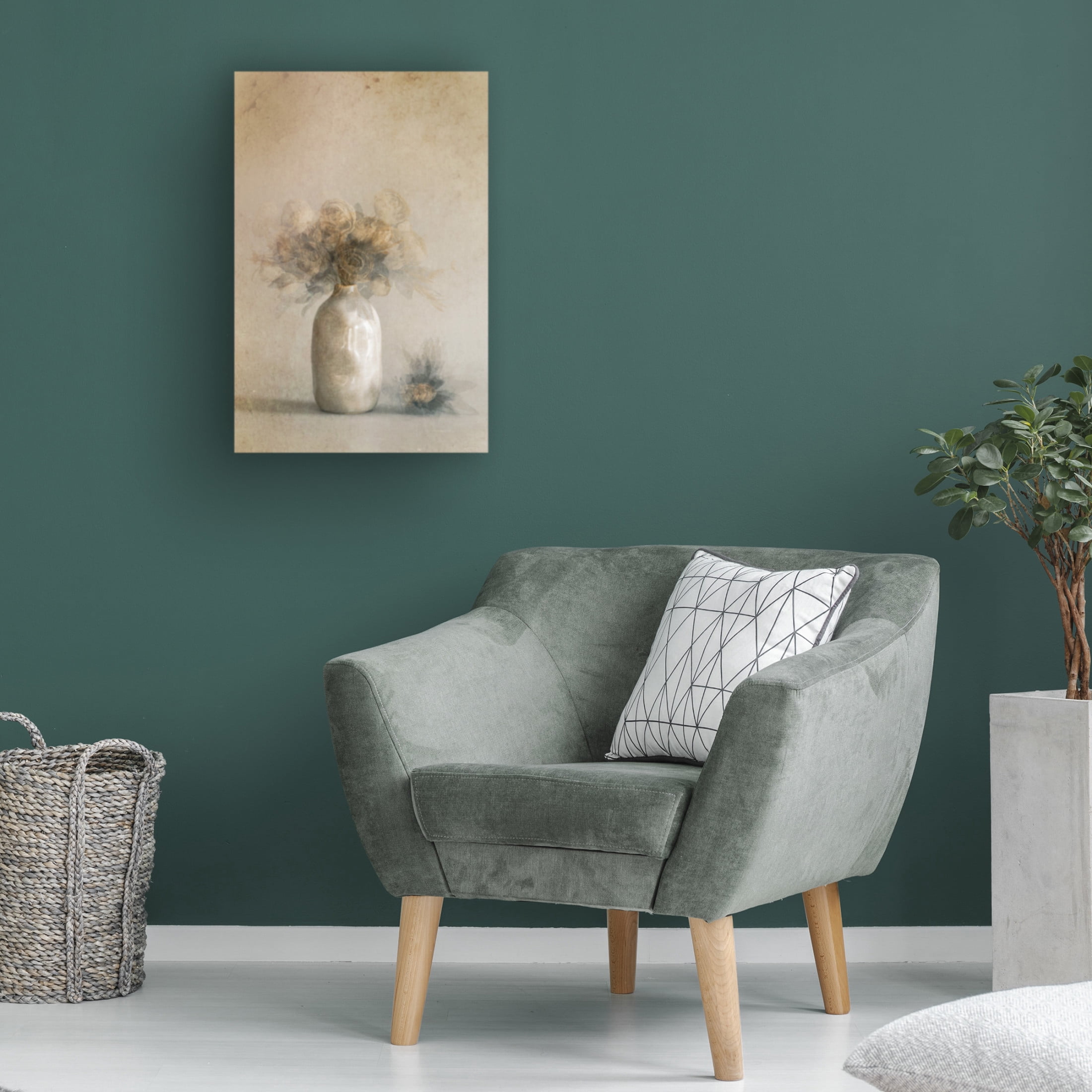 Trademark Fine Art Cicek Kiral Fallen Leaves Canvas Wall Art