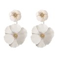 thumbnail image 1 of 1 par de pendientes con forma de flor decorativa con forma de flor decorativa, joyería de moda, 1 of 6