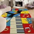 thumbnail image 2 of 4'x6' carpet in living room carpet pads non slip area rug for bedroom corner rug grippers for area rugs thick area rug, 2 of 10