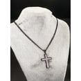 thumbnail image 3 of Black Cross Necklace, 3 of 6