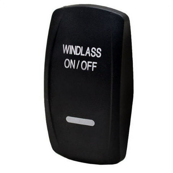 Carling Boat Rocker Switch Actuator | Windlass On/Off Black Lighted