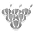 thumbnail image 5 of MRLESS 9pcs Mini Stainless Steel Condiment Bowls with Spoons, Round Dipping Sauce Bowls for Sushi, Appetizers, and Snacks, 5 of 8