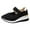 Black, variant on IUJSOY Wedge Sneakers for Women Hollow out Mary Jane Shoes Platform Sandals Casual Walking Shoes
