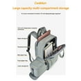 thumbnail image 2 of Tignapoo Cwatcun L5 Sac à Dos Appareil Photo Reflex Numérique Gris Clair Imperméable avec Design Antichoc, Grande Capacité pour Appareil Photo, Ordinateur Portable, Trépied et Accessoires, Sac à Bandoulière de Voyage, 2 of 7
