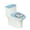 Happy Easter, variant on HELLHERO Loving Cat Universal Stays in Place 2-Piece with Elastic Bottom Toilet Lid Seat Cover Set Toilet Seat Covers Set Elastic Installation