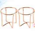 thumbnail image 3 of CIMAXIC Porte-Éponge de Maquillage 2 Pcs Forme Croisée Or Rose Étagère de Rangement pour Éponge de Maquillage Présentoir Délicat pour Œufs Cosmétiques Support de Séchage Beauté, 1.77"X1.77"X1.77 Pouces, 3 of 5
