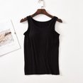 thumbnail image 4 of Toimothcn Womens Tank Tops Casual Solid Color Sleeveless Tank Tops With Built In Bra Round Neck Summer Workout Shirt Tops Suitable For Outdoor Activities, 4 of 4