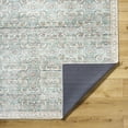 thumbnail image 5 of BoutiqueRugs Ayanna Traditional Area Rug - Machine Washable - Pale Blue, Teal, Cream - 6'7" x 9', 5 of 8
