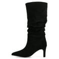 thumbnail image 3 of Journee Womens Sonnet Stiletto Heel Knee High Slouchy Comfort Dress Boots, 3 of 9
