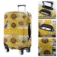 thumbnail image 5 of Yellow Dot Sunflower Bee Pattern Luggage Cover Fashion Suitcase Cover Baggage Covers Fit 25-28 Inch Luggage (Go Travel), 5 of 5