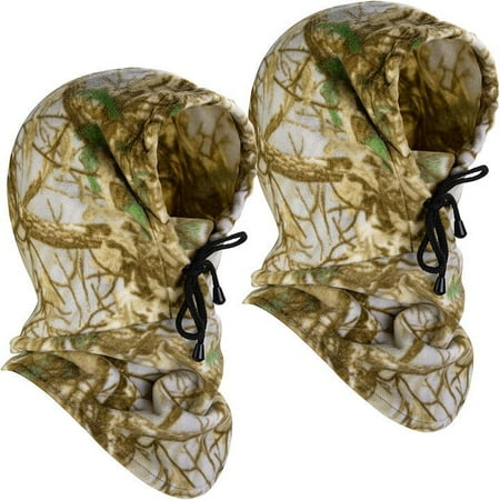 Hunting Face Mask for Cold Weather- Winter Camo Balaclava Face Mask- Warm Windproof Headcover Ski Face Cover for Hunting