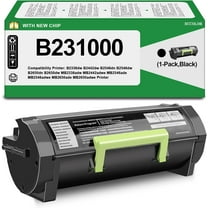B231000 Black High Yield Toner Cartridge Replacement for Lexmark B231000 Toner for B2338 B2442 B2546 B2650 MB2338 MB2442 MB2546 MB2650 MB2338adw MB2442adwe MB2546ade Laser Printer,1-Pack B231000