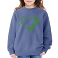 thumbnail image 6 of Otqutp Girls St Patricks Day Sweatshirt Cute Crewneck Irish Clove𝐫 T-Shirt Long Sleeve Pullover Sweater Teens Saint Patty's Outfit, 6 of 8