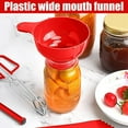 thumbnail image 3 of SeekLGT Wide Mouth Canning Funnel, Plastic Funnel for Filling Mason Jars, Home Canning Essentials for Jam, Jelly, Sauces, Supplement Funnels, Red, 3 of 7