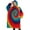 Colorful Tie Dye, variant on Oversized Wearable Blanket Hoodie,Colorful Tie Dye Pattern Sherpa Blanket Hoodie with Super Pockets,Super Warm Fuzzy Pullover for Women & Men