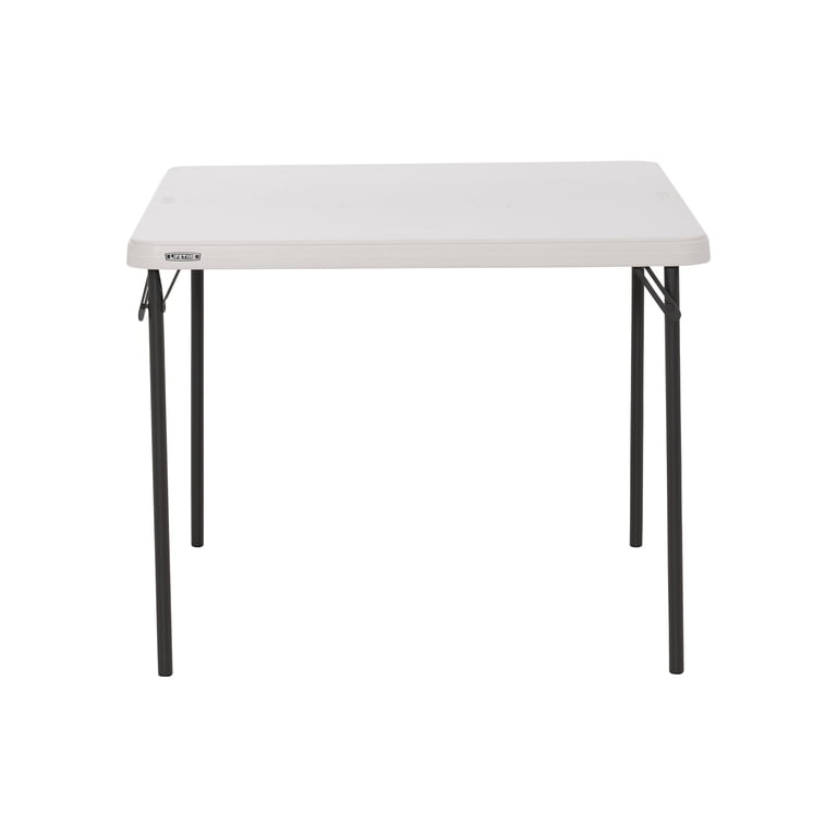 Lifetime 37 inch Square Folding Table Indoor/Outdoor Commercial