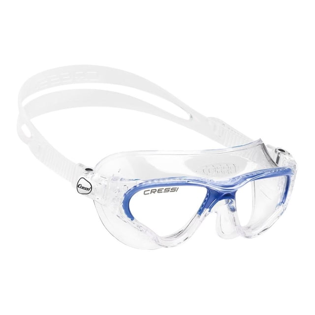 Goggle Cressi Cobra Adulto Claro/Azul Lente Claro