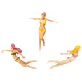 thumbnail image 2 of 1/64 Figures Resin People Figures for Diorama Scenery Micro Landscape Layout style D, 2 of 8