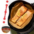 thumbnail image 4 of PLPPYFS Air Fryer Magnet Silicone Buckle - Air Fryer Magnets for Parchment Paper High Temp Resistant Locks Disposable Liners, Prevents Paper from Covering Food or Touching Heating Element & Burning, 4 of 5