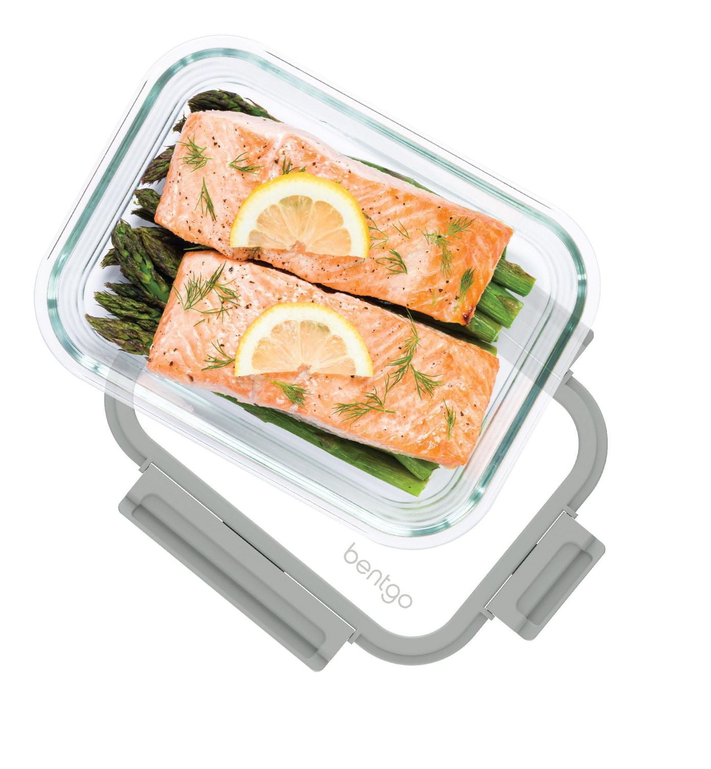 Bentgo Glass Leak-Proof Glass Food Storage (6.3-Cup Container) - Pebble Beach