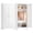 White-Sq-71''H, variant on Polup 71" H Modern Metal Sturdy Armoire Cabinet with Shelves and Hanging Rod, Adult Bedroom Wardrobe Closet with Doors
