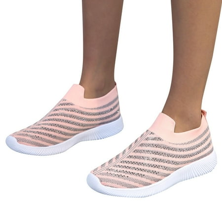 

Sanbonepd Casual Shoes Women Breathable Lace Up Shoes Flats Casual Shoes Unisex Lightweight Work Shoes Sporty Breathable Slip Work Trainers